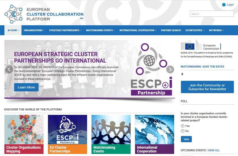 The European Cluster Collaboration Platform www.clustercollaboration.