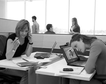 COLLABORATION IS ESSENTIAL TO INNOVATION Steelcase researchers examined the process of group work: how people interact, share information and form understanding.