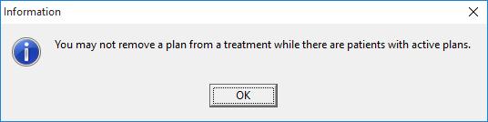 Select the treatment with the Wellness Plan to remove then click Change or double-click on the treatment. 3. Click on the Plan Entries tab. 4.