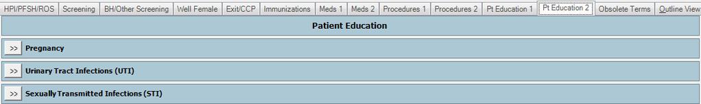 Patient Education Tab 2