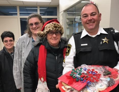 974 DELIVERED HOLIDAY COOKIES TO THE FRANKLIN