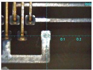 Results Verified ability to analyze small parts. Image magnification and collimator size.