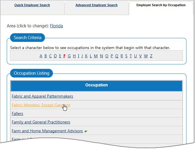 Select a range of Employer Sales Volume. Select Location Types the employer has listed (e.g. Headquarters, Branch Office, etc.). Select Sector Entities from the drop-down list (e.g. State, Municipal, Private, etc.