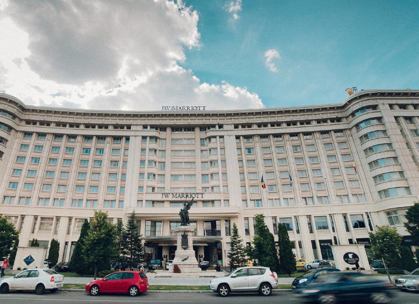 65 VENUE JW Marriott Bucharest Grand Hotel is located next to the Parliament Palace in Romania s capital city, Bucharest and features over 2,000 sq m flexible, newly renovated meeting spaces for all