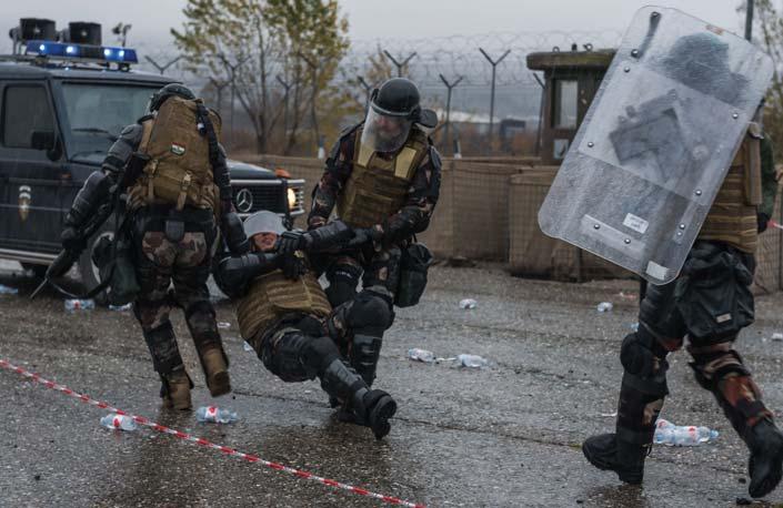 The exercise was based on a realistic scenario and it was preceded by two days of preparation and training in Crowd Riot Control (CRC) drills and techniques.