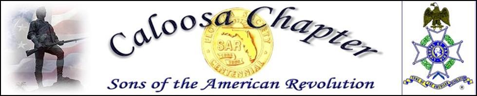 https://www.facebook.com/caloosachapterofthesar Chapter Facebook Page Compatriot Albert Myers keeps our Facebook page up-to-date with current activities.