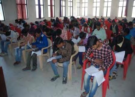 The competition was conducted in two levels, junior level for class 10 th students and senior level for class 12th students.