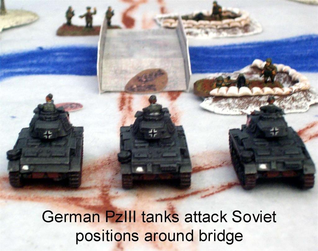 In a matter of minutes, the Panzers and their supporting infantry capture the other end of the