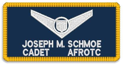 shortened as needed. b. DET027 Patch (Right Sleeve): Badge will be a circle patch consisting of a sword in a mountain w/ the sun and sky in the background. The sky and and lettering will be navy blue.