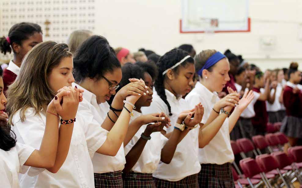 STRENGTHEN YOUR SPIRIT AS WELL AS YOUR MIND Seton is an inclusive, faith-based Catholic school, modeled on the values of St. Vincent de Paul: compassion, humility, generosity, and service to others.