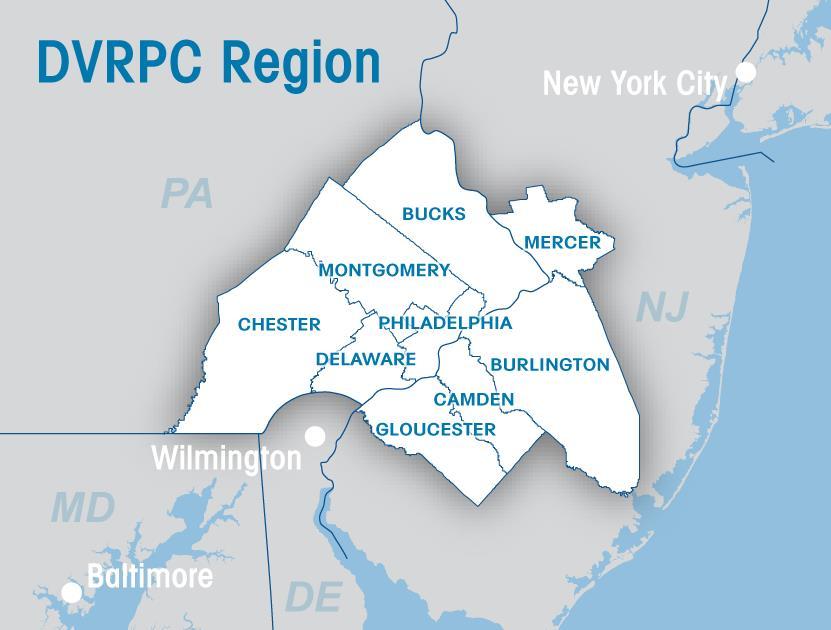 Delaware Valley Regional Planning Commission Click to edit Master title style Federally-designated