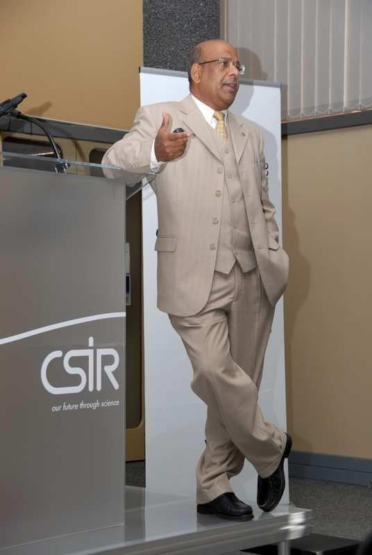 Not only did he present to students at the CSIR, but he presented at the South Africa Institute of Physics (SAIP) conference where many