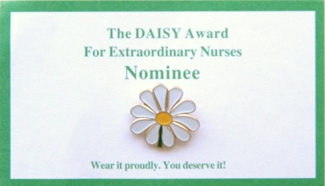 receives a nomination it reaffirms why they chose their profession of