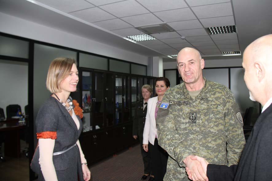 NATO Secretary General's Special Representative for Women, Peace and Security Visits Kosovo On December 2, KSF Commander, Lieutenant General Kadri Kastrati, held a meeting with Marriet Schuurman, the