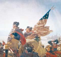 On Christmas night 1776, Washington led 2,400 troops across the icy river to surprise the enemy at Trenton the next day.