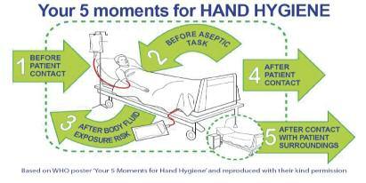 Figure ii Your 5 moments for HAND HYGIENE 3.