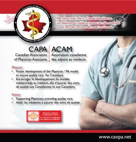 WHAT IS A CANADIAN PHYSICIAN ASSISTANT AND MORE IMPORTANT WHAT DO THEY MEAN TO ME?