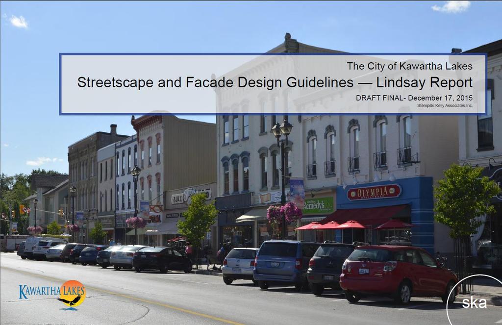 Stage III: Action Planning and Prioritizing Strategic Plan Figure 6: Streetscape and Façade Design Guidelines This document will become the downtown's blueprint for future revitalization efforts.