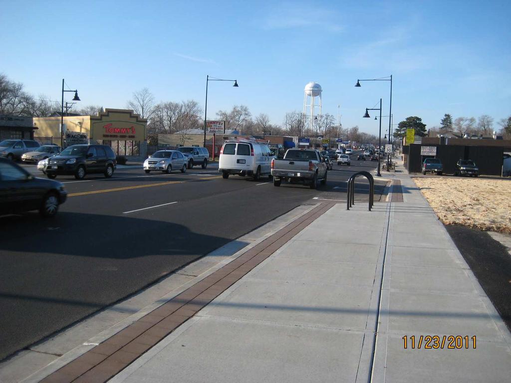 Major streetscape improvements have been completed for the Virginia Street Corridor as part of that TIF District. Redevelopment projects along the Route 14 corridor are an important goal.