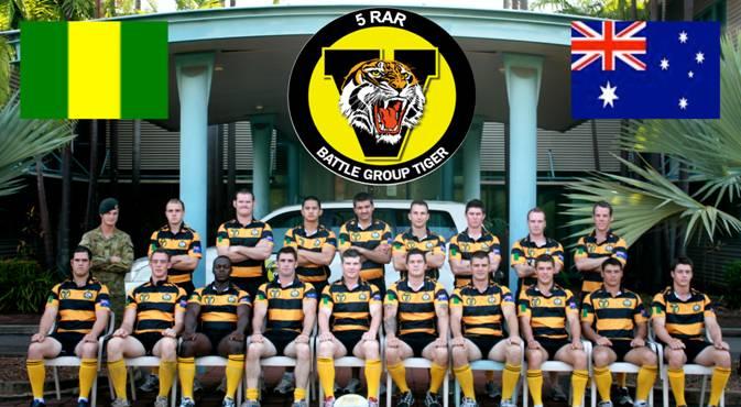 Tiger Tales Issued, April May Page 14 5 RAR PLAYER LEAD 1 ST BDE RUGBY TEAM TO WIN TENS The 1st Brigade rugby team, the Spartans, won their first 10 s tournament for the season on Saturday 27th of