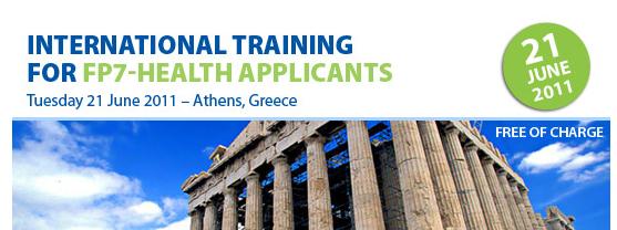 Training SMEs & academia FP7 Newcomers Next Applicant training: concise & comprehensive 21st information Juneon the Athens opportunities and rules of FP7, Greece addressing