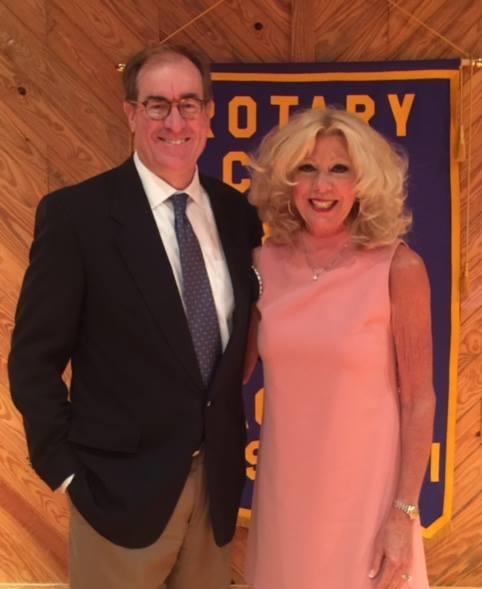 Brooks Buchanan was installed as the new President of the Rotary Club of Jackson, succeeding Jill Beneke.