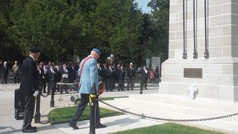 Victoria Park- Cenotaph Rededication- 17 September 2017 The Royal Canadian Legion hosted
