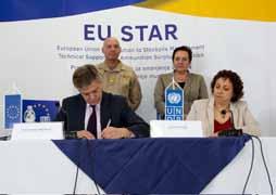 Projects EUSTAR Project The EUSTAR (European Union Assistance to Stockpile Management, Technical Support, and Ammunition Surplus Reduction) represents the second phase of European Union s support to