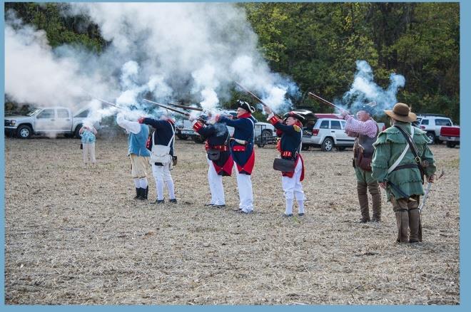 cannons. Capt. Medearis was honored with a three volley musket salute. Capt. Medearis grave honored by the Joseph Greer Chapter.