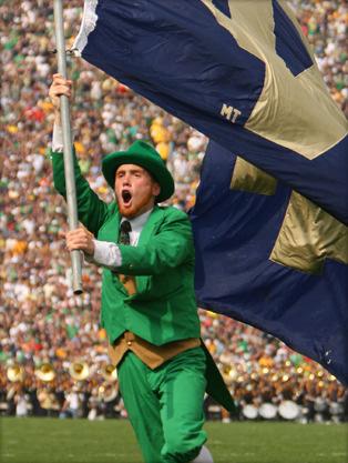 Notre Dame at Michigan Utah at USC The Leprechauns try their luck at the Big House against the Wolverines this Saturday. Both teams fought Mother Nature in addition to their opponent last weekend.