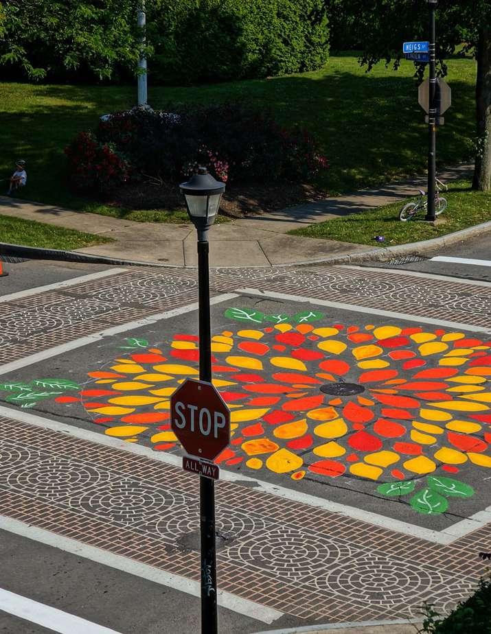 Intersection Mural in Rochester, NY Special Application