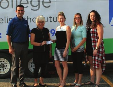 2015 2016 HIGHLIGHTS AUGUST 2015 WEYBURN OILFIELD TECHNICAL SOCIETY OILWOMEN SPONSOR NEW SCHOLARSHIP The College was thrilled to announce two new scholarships for the 2015-2016 Academic year.