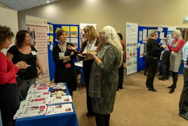 Exhibitors During refreshments and lunch, a marketplace provided an opportunity for health boards and other organisations from
