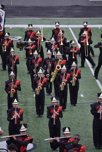 STAFFORD BAND COMPETES AT LCISD The Stafford High Marching Ban competed Saturday at the Lamar Marching
