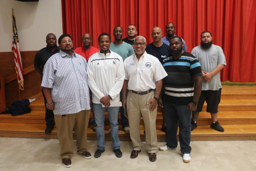 STAFFORD DADS CLUB Stafford MSD Board President Christopher Caldwell Stafford Elementary Assistant Principal Jeffery Williams, and Stafford City Council Member Don Jones organized the first meeting