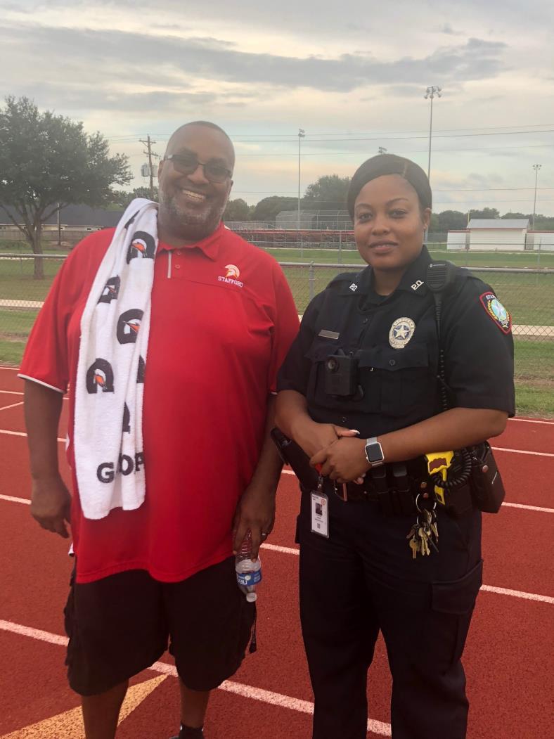 THANK YOU, OFFICER PERRY Last week was our bye week for Football & Volleyball.