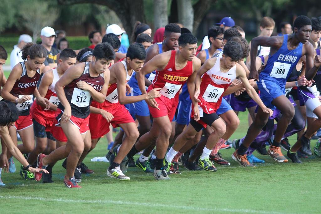 CROSS COUNTRY TO COMPETE AT DISTRICT The Stafford High Cross Country Team competed at the