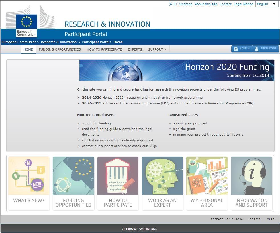 administration of EU-funded research and innovation