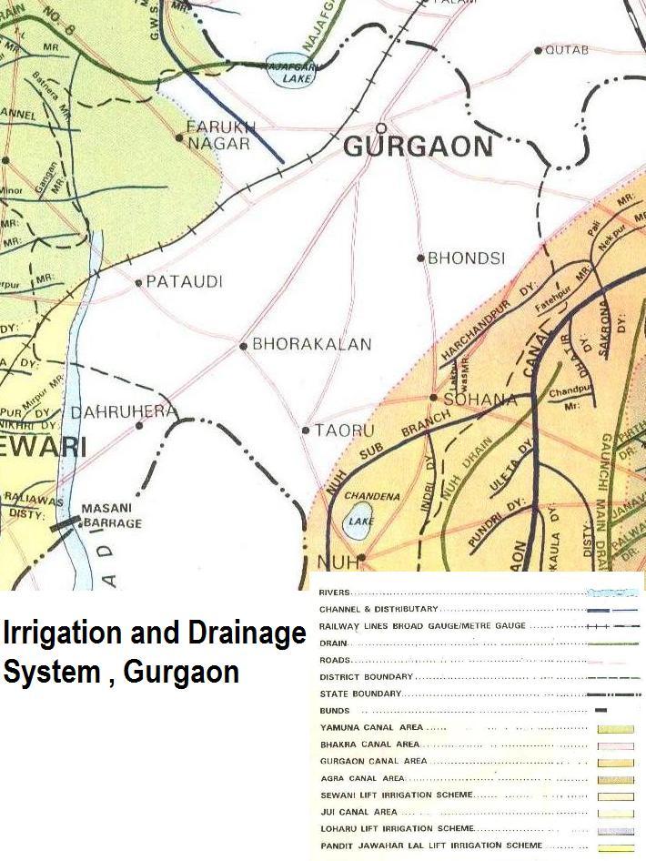 Fig 1.3: Irrigation & Drainage System, Source: Yamuna Water Services, Circle Delhi 1.4 