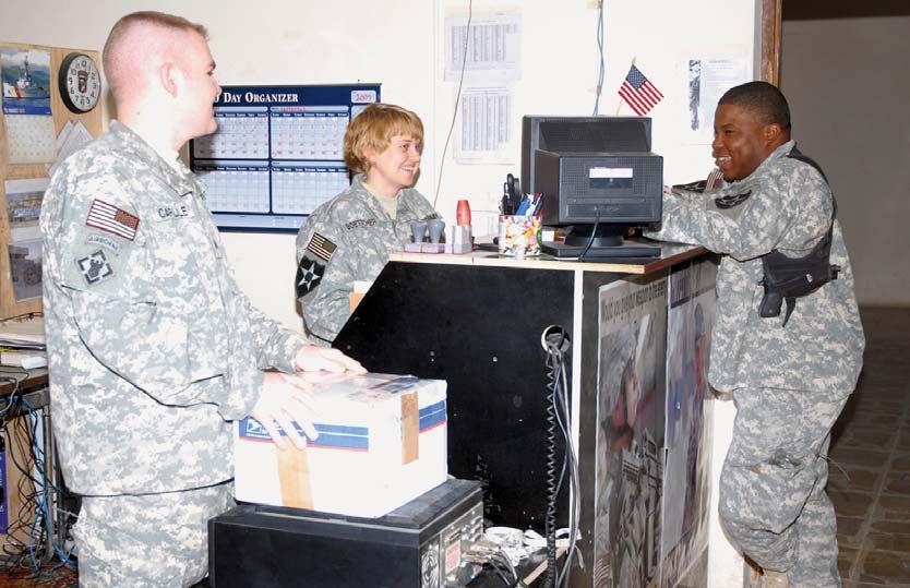 Page 5 Feature September 6, 2007 Postal Clerks Deliver Pieces of Home to Soldiers By Spc. Courtney Marulli 2-2 Inf. Div.