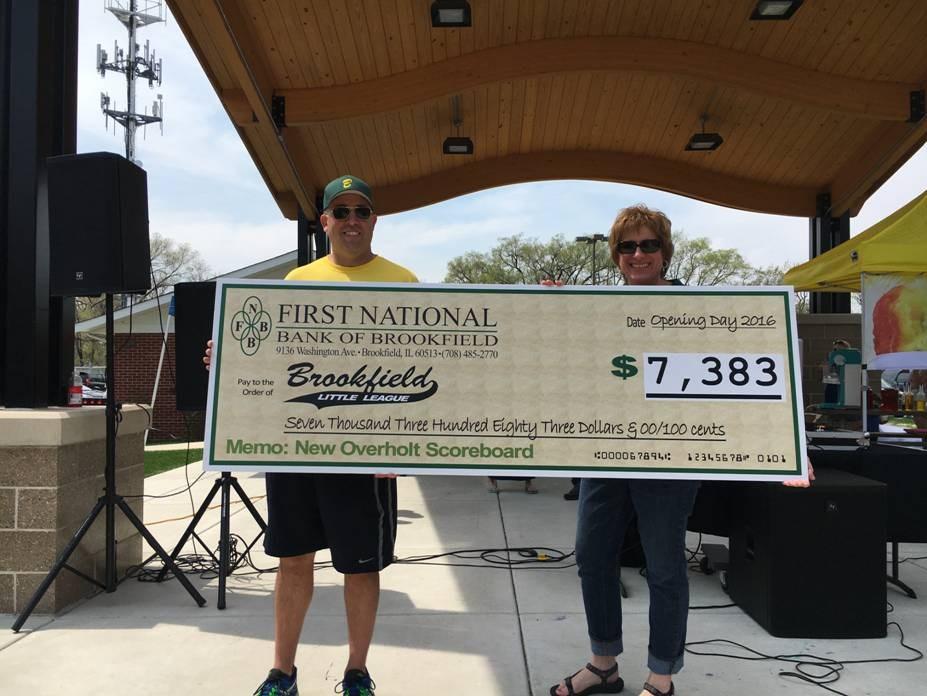 The First National Bank of Brookfield loves to support community organizations and one of our favorites for many years has been the Brookfield Little League.
