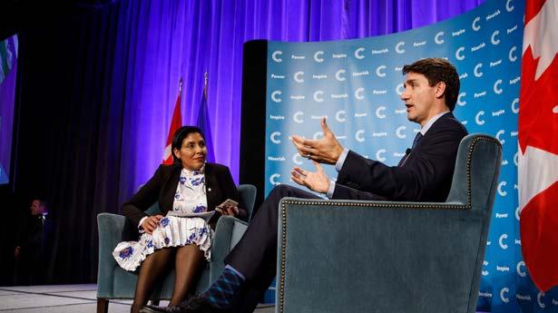 Prime Minister Justin Trudeau speaks to business leaders at a Calgary Chamber luncheon in November of 2018 Policy POLICY AND GOVERNMENT AFFAIRS Advocating for your business As your Chamber, we are