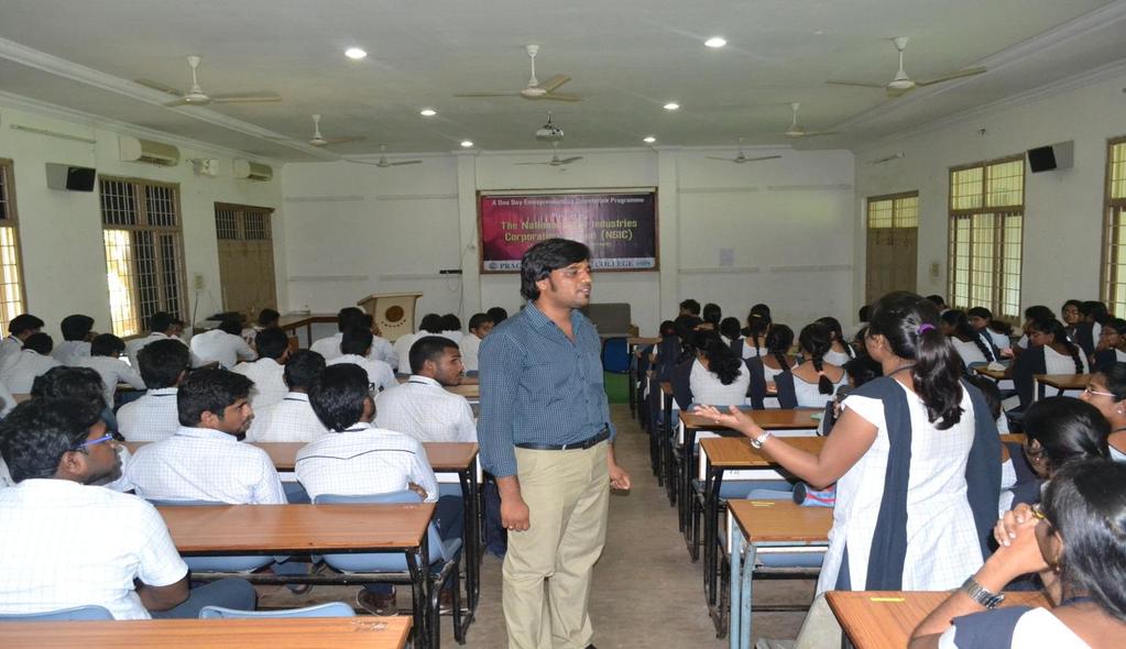 2. Pragati Engineering College organized a one day Entrepreneurship