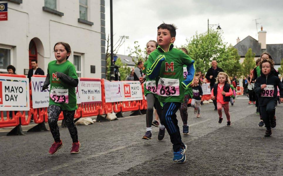 MAYO SPORTS PARTNERSHIP Mayo Sports Partnership aims to increase participation in sport and physical activity among all sectors of the community through information sharing, education and policy