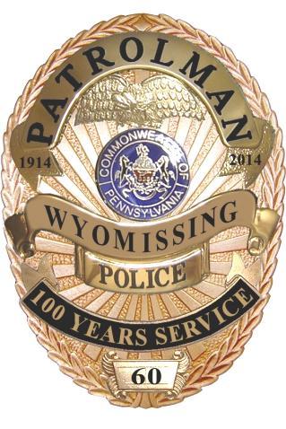 The artist rendering of the anniversary badge designed by Sergeant William O. Roecker, Jr.