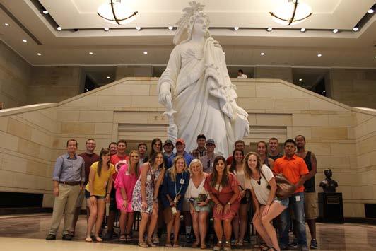 CAPITOL TOUR On August 4th, the Saturday before the Quizbowl competition, a group of AAEA students from different universities took a tour of the United States Capitol Building.
