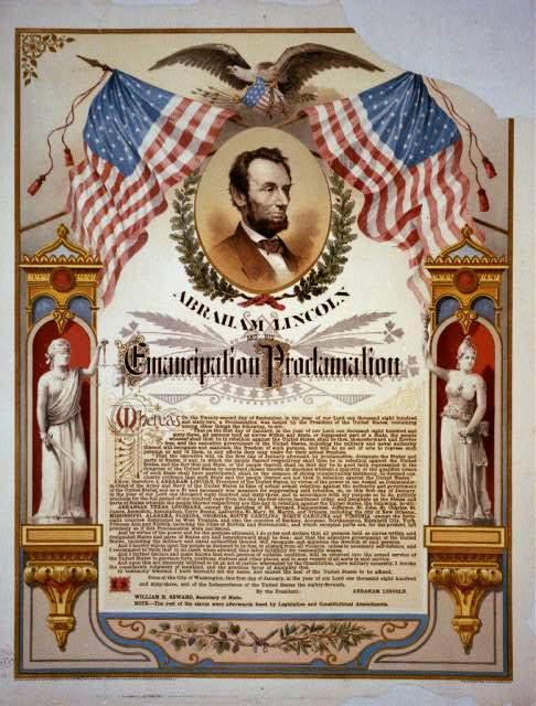 On September 22, 1862 Lincoln issued a preliminary proclamation, or public announcement.