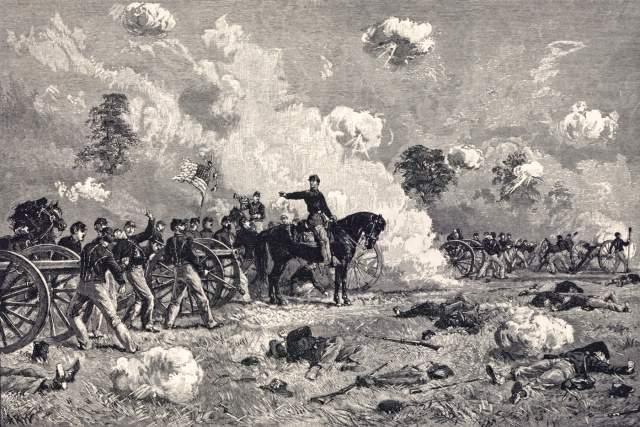 The first shots exploded on July 1, 1863 when a Confederate soldiers, searching for supplies, encountered Union soldiers just outside of Gettysburg.