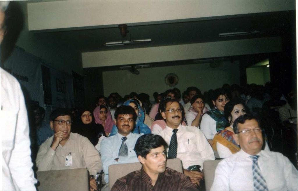 HYDERABAD: A public awareness session was arranged at ISRA University on 15 th May 2009. Prof M. Ishaq (President PHL) was the chief guest of the occasion. Dr.