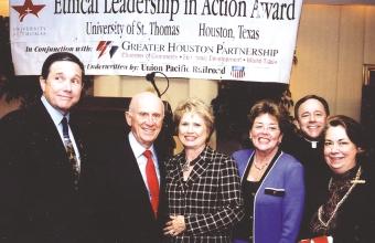 efforts, with emphasis on education. One of the reasons they told me they selected Jack Blanton for the Ethical Leadership in Action Award was that Jack built up institutions, Jiles said.